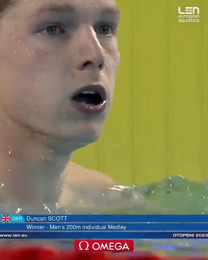 Duncan Scott firing up for Olympic year 🔥🔥🔥 EUROPEAN CHAMPION (25m) in the 200 medley! Duncan Scott OBE | Aquatics GB