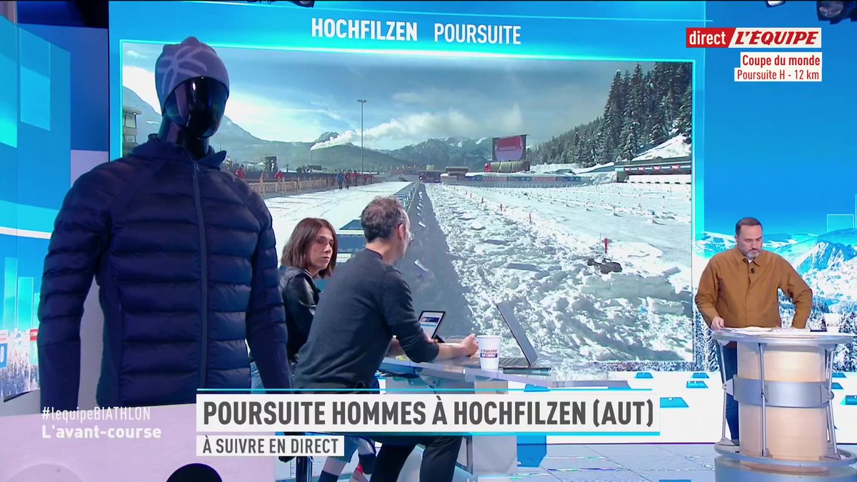 🎁 Tentez de gagner un bonnet et une veste de randonnée créée par Vincent Defrasne ! RT et follow la chaine L'Équipe pour participer ! #lequipeBIATHLON