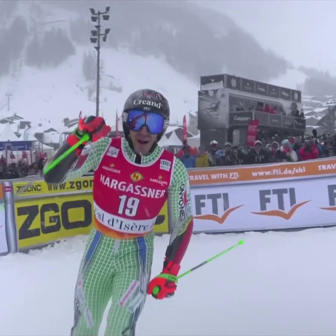 🇦🇩 𝐇. 𝐈. 𝐒. 𝐓. 𝐎. 𝐑. 𝐈. 𝐀. ⚡ La bajada de @JoanVerdu en Val d'Isiere para lograr su primer podio (3º) en un Gigante. #FISAlpine | #FISAlpineEurosport