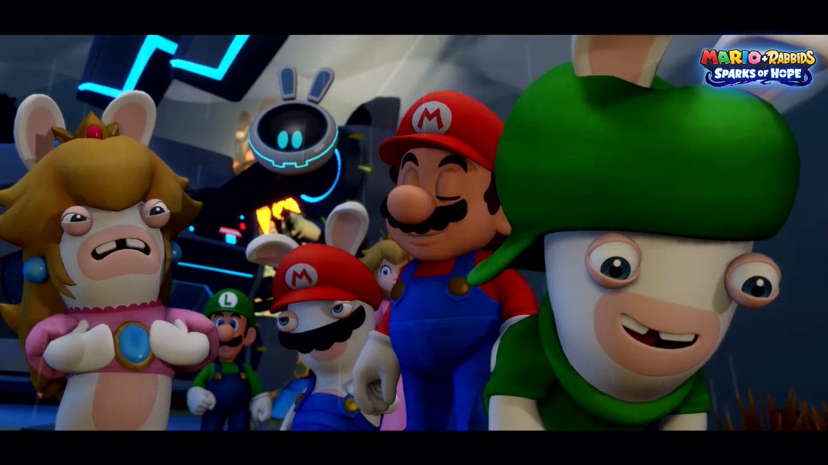 Rabbid Luigi is always up for some harmless fun and mischief! 😄 🥏 #MarioRabbids