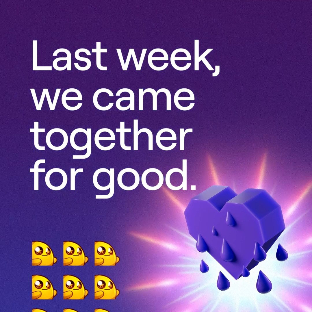 When the Twitch community comes together, you know it’s going to be good. But this was GREAT. Thank you to the entire community for playing a part and helping those in need. #TogetherForGood
