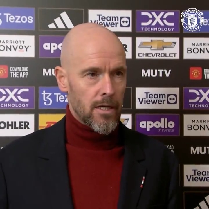 🗣️ Erik ten Hag's post-match reaction. #MUFC || #MUNBOU