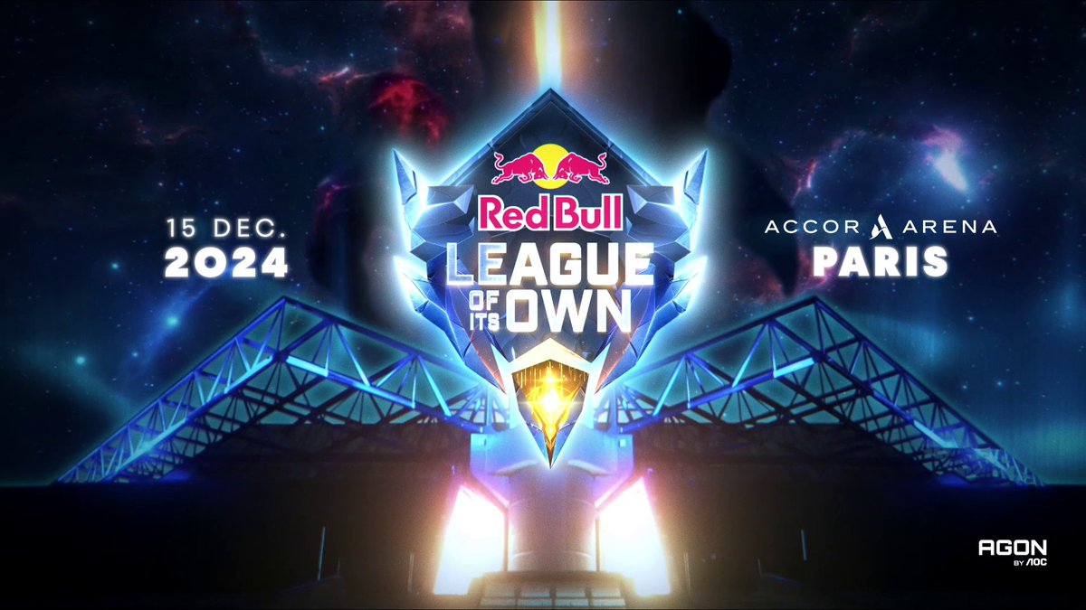 La Karmine Corp sera sur son territoire pour Red Bull League Of It’s Own à Paris en 2024 ⚔️ 🗓️ 15 décembre 2024 📍 Accor Arena Paris 🎟️ Billetterie ouverte au printemps 2024 🤝 AGON by AOC France
