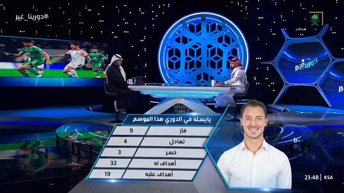 🎙️خالد العيسى - رئيس النادي #الأهلي لـ ( دورينا غير ) : ماتياس يايسله مستمر حتى نهاية الموسم ، والجمهور سيجد ما يسره.