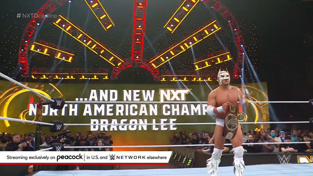 What a moment for Dragon Lee ๐๐๐ #NXTDeadline