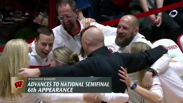 "WE WILL SEE WISCONSIN IN THE SUNSHINE STATE" ☀️ #NCAAWVB x 🎥 ESPNU / Wisconsin Volleyball
