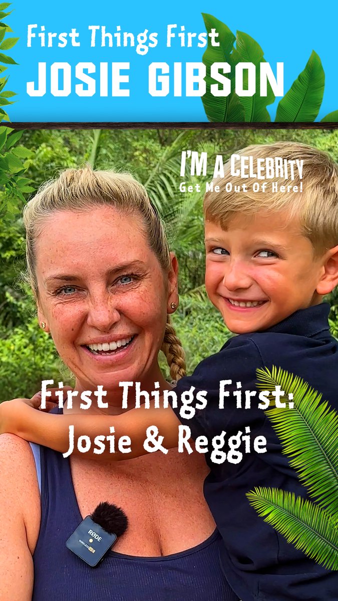 Josie and Reggie are reunited, leaving the Jungle werewolves behind to enjoy a big plate of broccoli 🥦 #ImACeleb