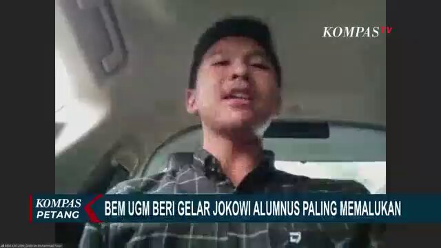 Cuma cari muka ditahun politik...kuliah aja belum kelar udah sok menilai alumni. Mengkritik hal mudah diucapkan tp belum tentu eloo bisa spt yg dikritik...coba adab sopan santun yg harus dikedepankan