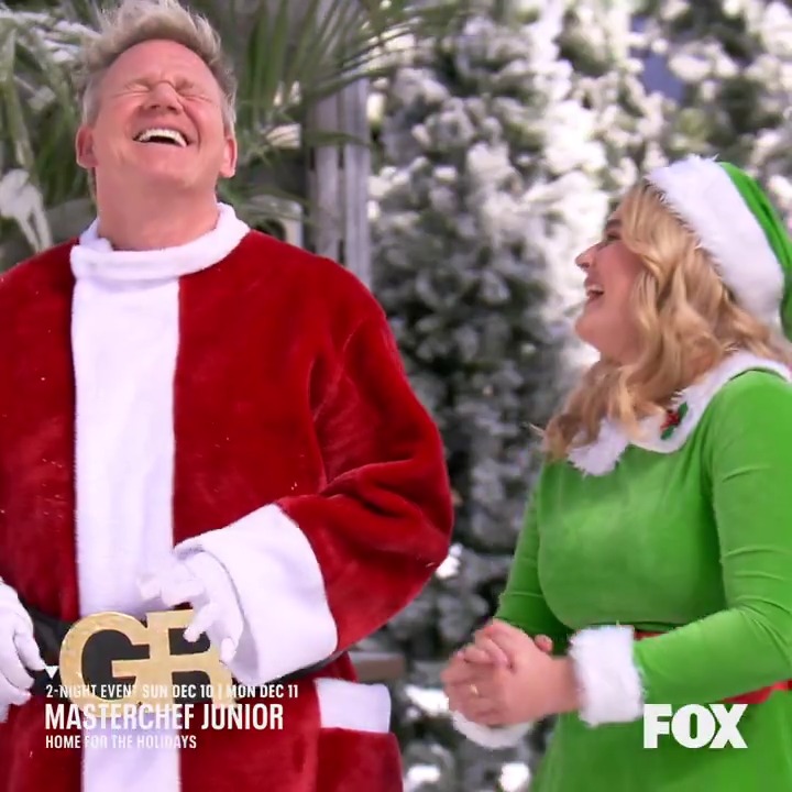 Ho ho ho ! Santa Gordon is here to bring some holiday cheer tonight at 8/7c with a very special MasterChef Junior !
