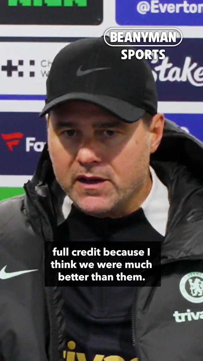 🚨🚨🎙️| Mauricio Pochettino on Cheslea’s loss to Everton: “We deserve full credit because I think we were much better than them” [BeanymanSports]