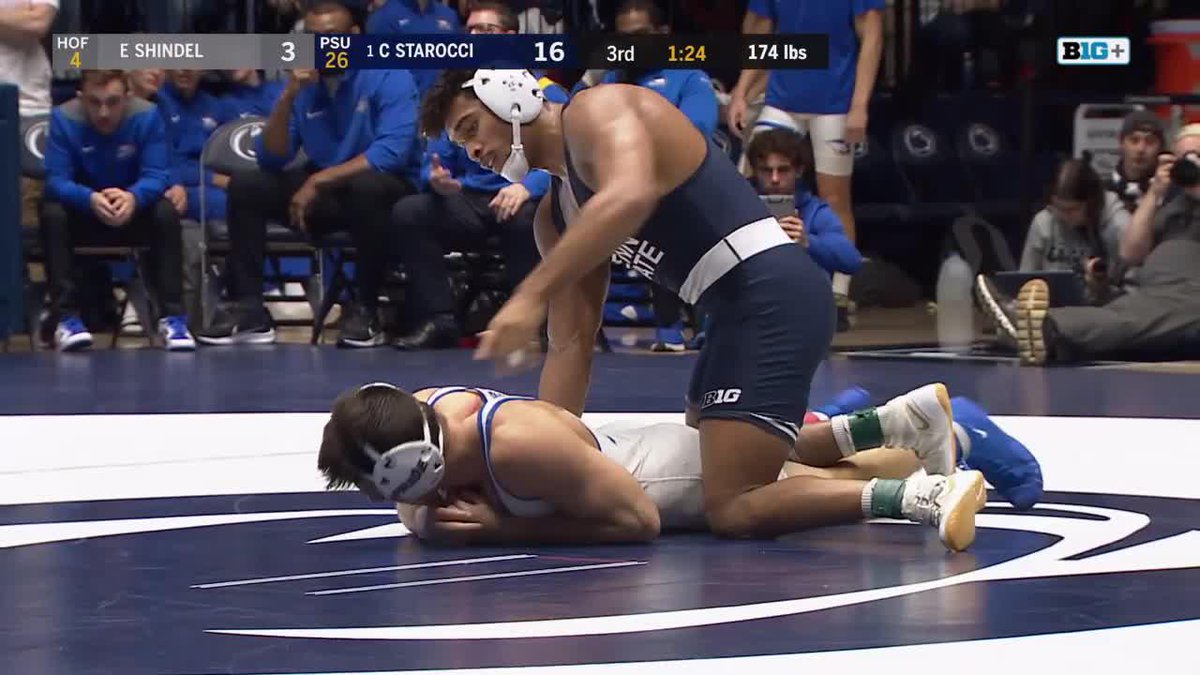 Another tech fall from Carter Starocci! #PSUwr
