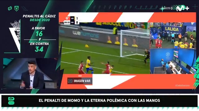 La mano de Momo según Alvaro Benito Villar: "No cabe en ninguna cabeza que entienda este deporte que eso sea infracción". #DeportePlus