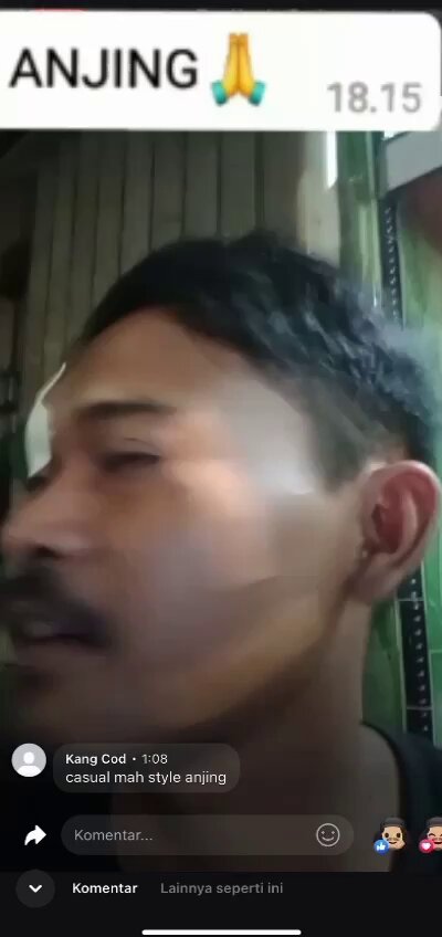 Aing OWEH di tribun kamari, tapi aing teu narima sia mamawa perbatasan maksud sia naon anz*ng!!! Ges hebat sia di selatan????