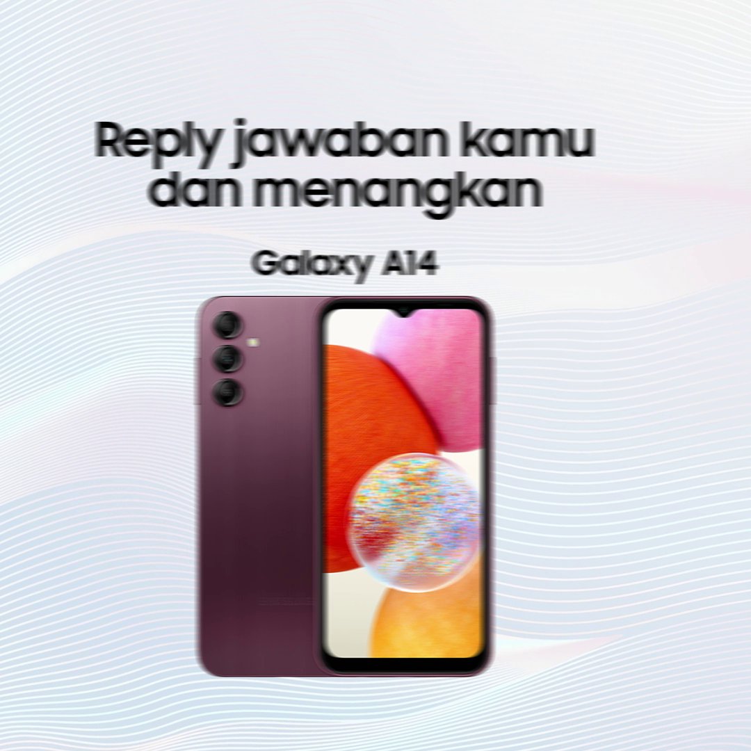 🚨 SAMSUNG FINANCE+ bagi-bagi #GalaxyA14 🚨 Beli Galaxy Series sekarang makin mudah #PilihYangPasti #BarengSamsungFinancePlus, tapi kalian tau gak 3 hal apa aja yang dibutuhin untuk daftar cicilannya? Yuk, ikutan dan reply jawaban kamu sekarang👇🏻 #BisaSekarang #GiveawaySFPlus
