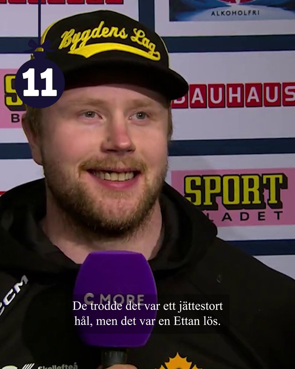 Bakom lucka 11 hittar vi Oskar Nilsson och hans "stora hål" i lungan – som visade sig vara en snus.