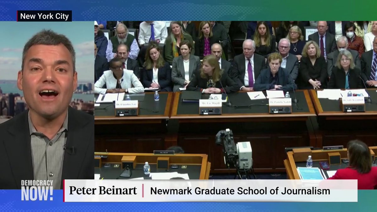 University protests using phrases “Intifada” or “From the river to the sea” are being equated with anti-semitism and calls for violence, which Peter Beinart and Omer Bartov عومر بَرتوف עמר ברטוב call “nonsense" and “so off kilter” and part of an effort to control speech about Israel and Palestine.