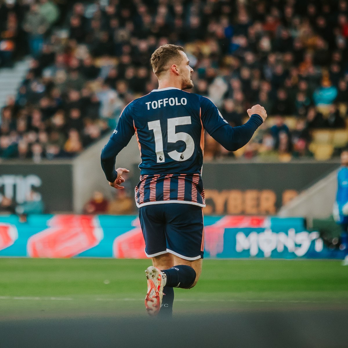 A special moment for Harry Toffolo ❤️ Watch his first Premier League goal from every angle 🎬