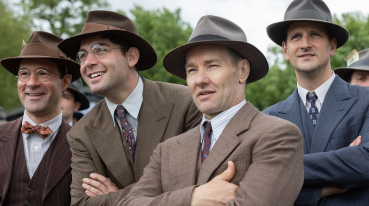 Inspired by the incredible true story, here's an EXCLUSIVE look at #TheBoysInTheBoat, in theaters Christmas Day.