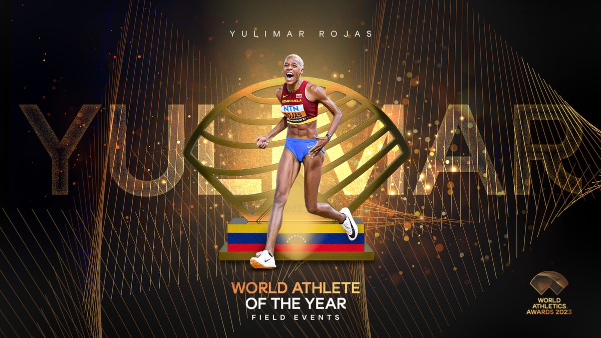 "What a joy and honour it is for me to accept this award. This is another step forward", said Yulimar Rojas after accepting her World Athlete of the Year Award for Field Events 🙌 #AthleticsAwards