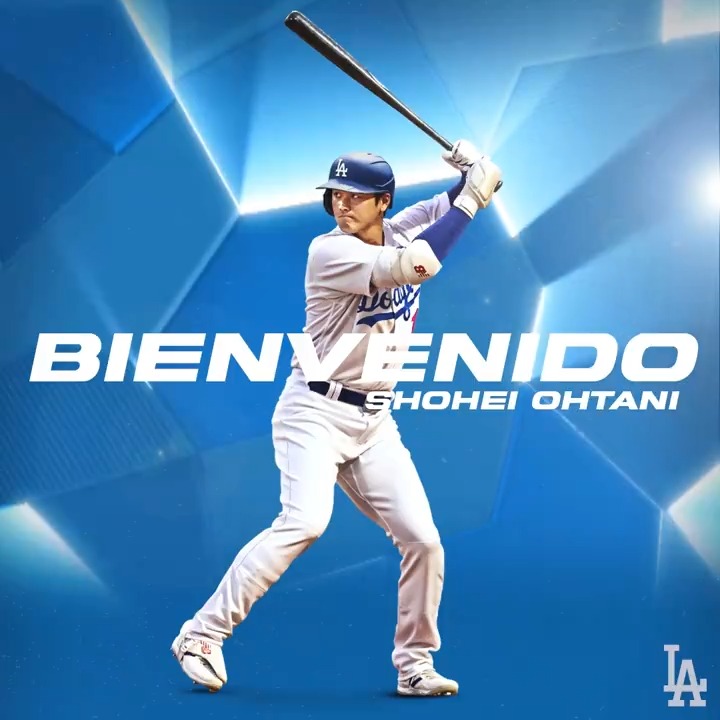 El mejor en el Sho. ¡Bienvenido a Los Ángeles Dodgers, Shohei Ohtani! ロサンゼルス・ドジャースへようこそ、大谷翔平！