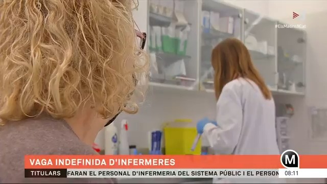 🔴 Comença una vaga indefinida d'infermeria de tot el sistema sanitari públic #ElsMatins3Cat ▶