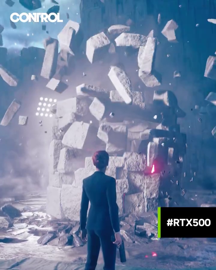 🔦 #RTX500 ゲーム スポットライト 🔦 2019 年最高のゲームの一つである『Control』は、複数のレイトレース エフェクトに対応した最初のゲームでした。 このアカウントをフォローし、『Control』での思い出を #RTX500 とタグ付けしてコメントすると、抽選で $500 のギフトカードをプレゼント 🎁