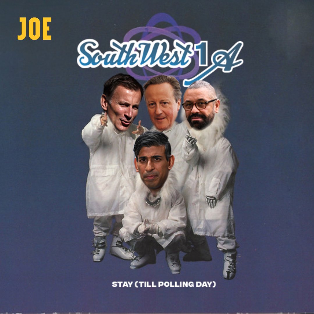 Rishi Sunak drops his Christmas single just in time for tonight's Rwanda vote. Stay (Till Polling Day) - East 17 feat. Rishi Sunak and David Cameron.