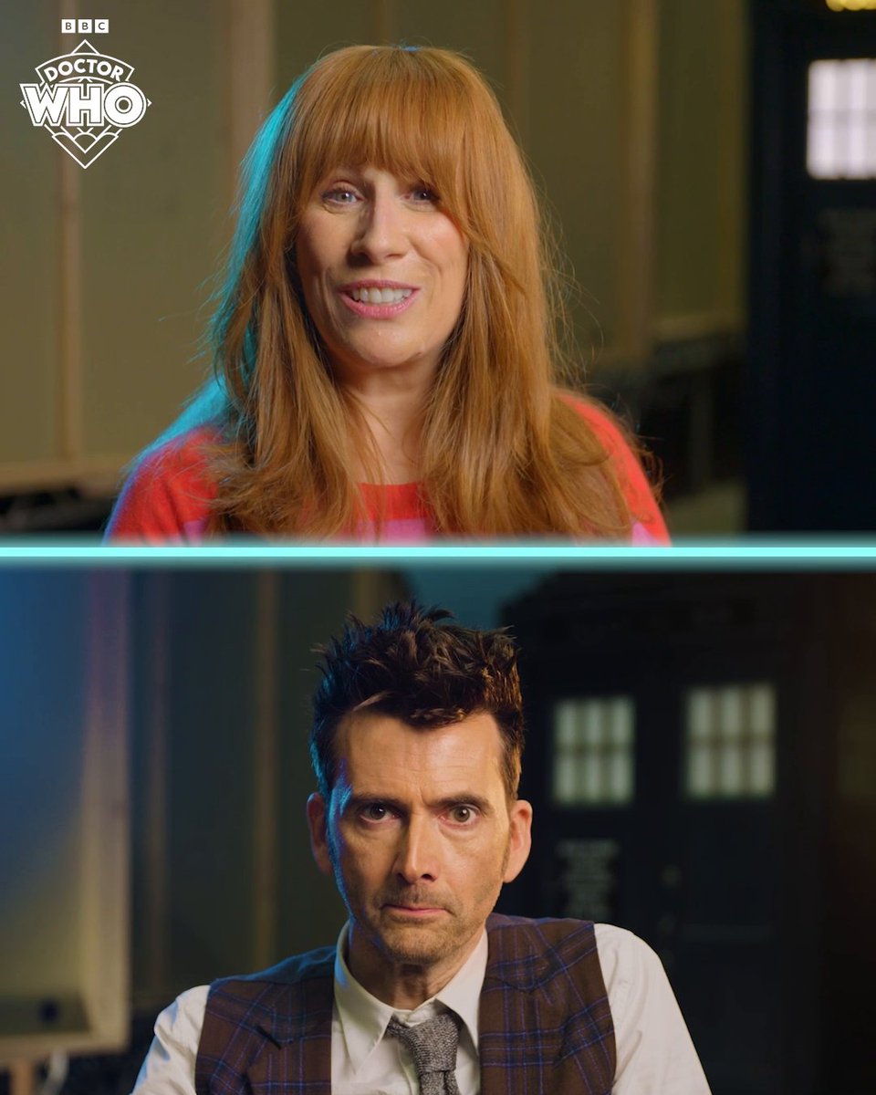 How does the Doctor take his tea? ☕️ We put David Tennant and Catherine Tate through a round of quickfire questions about working together on #DoctorWho once again! ❤️❤️➕🔷