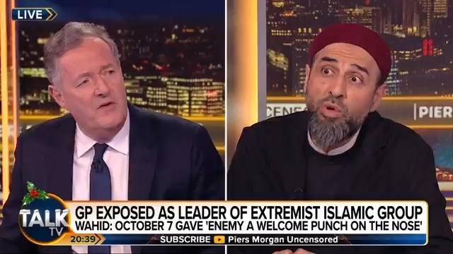 FULL CLIP: Piers Morgan asks GP Abdul Wahid if he agrees with a member of his organisation who alluded to ‘LGBT filth’ and ‘feminist filth’ before the pair discuss Sharia law. Piers Morgan | Talk | #PMU