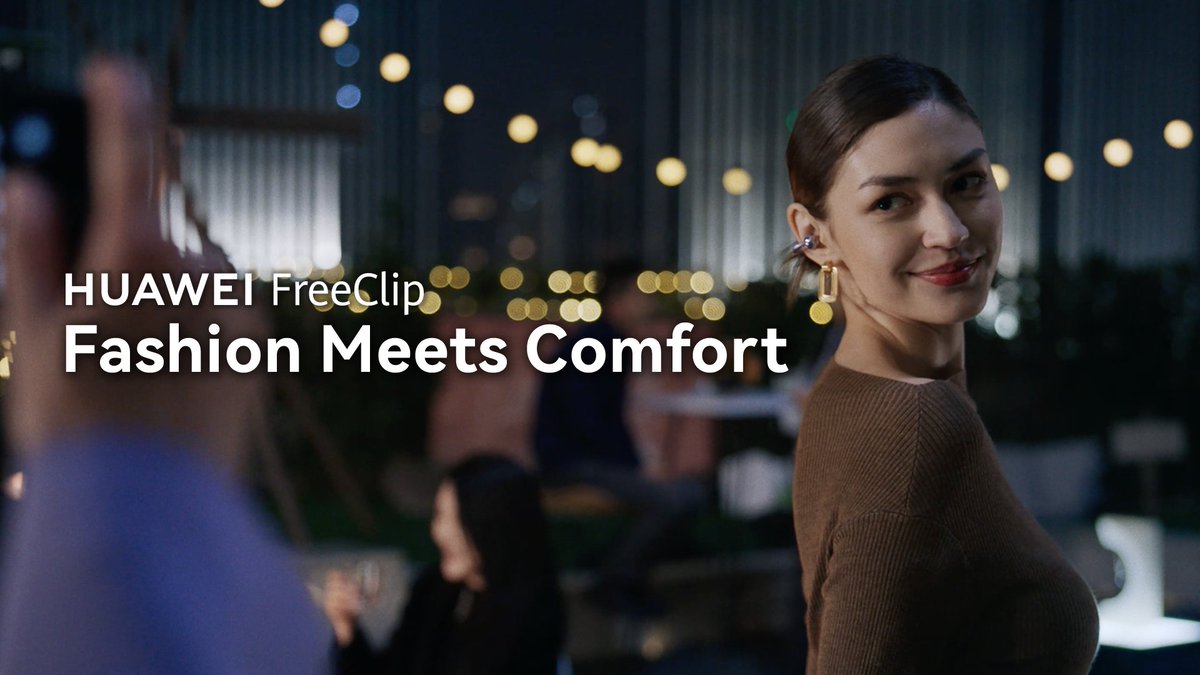 Bring your listening experience to next level with C-bridge Design on the #HUAWEIFreeClip. Elevate your look and connect to the rhythm of your lifestyle with these chic Open-ear earbuds. #FashionForward
