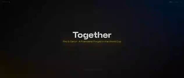 "Together" Pac & CarlJr. a Friendship Forged in the World Cup Le documentaire sur la World Cup de notre duo, disponible demain sur Youtube à 17h00 ! #SLYWIN