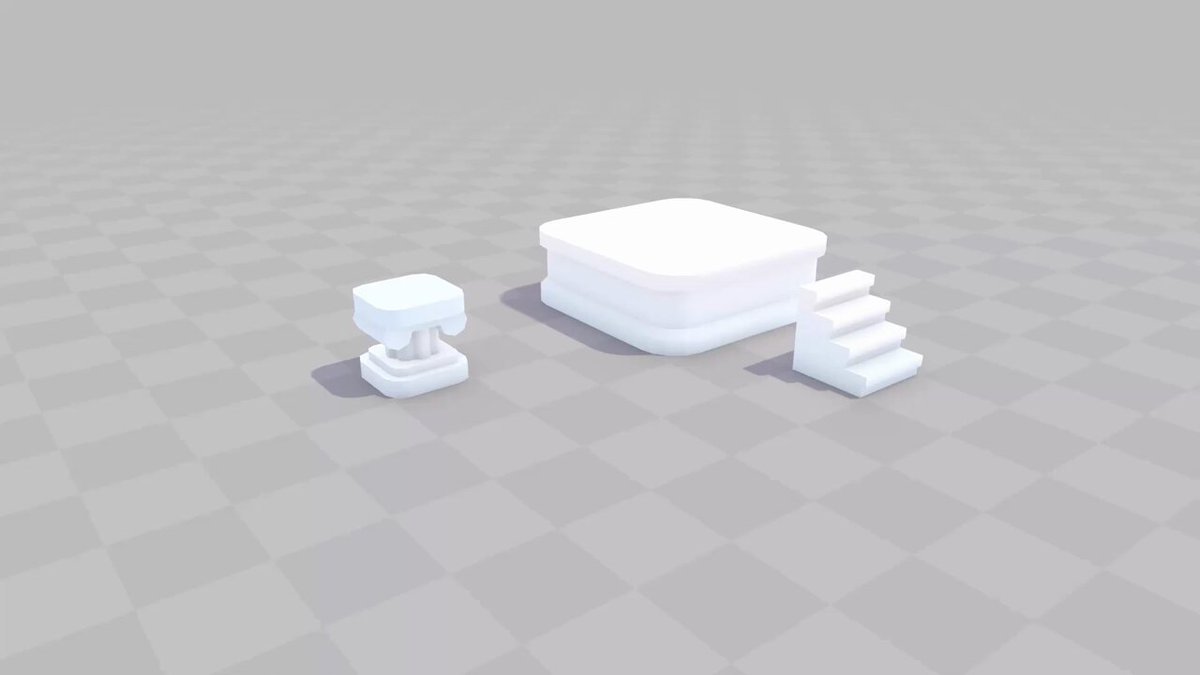 Once again started development on a successor to Asset Forge. The goal is to create a 3D modeling app that requires no instructions, and allows a lot of creative using pre-made (smart!) blocks. #gamedev