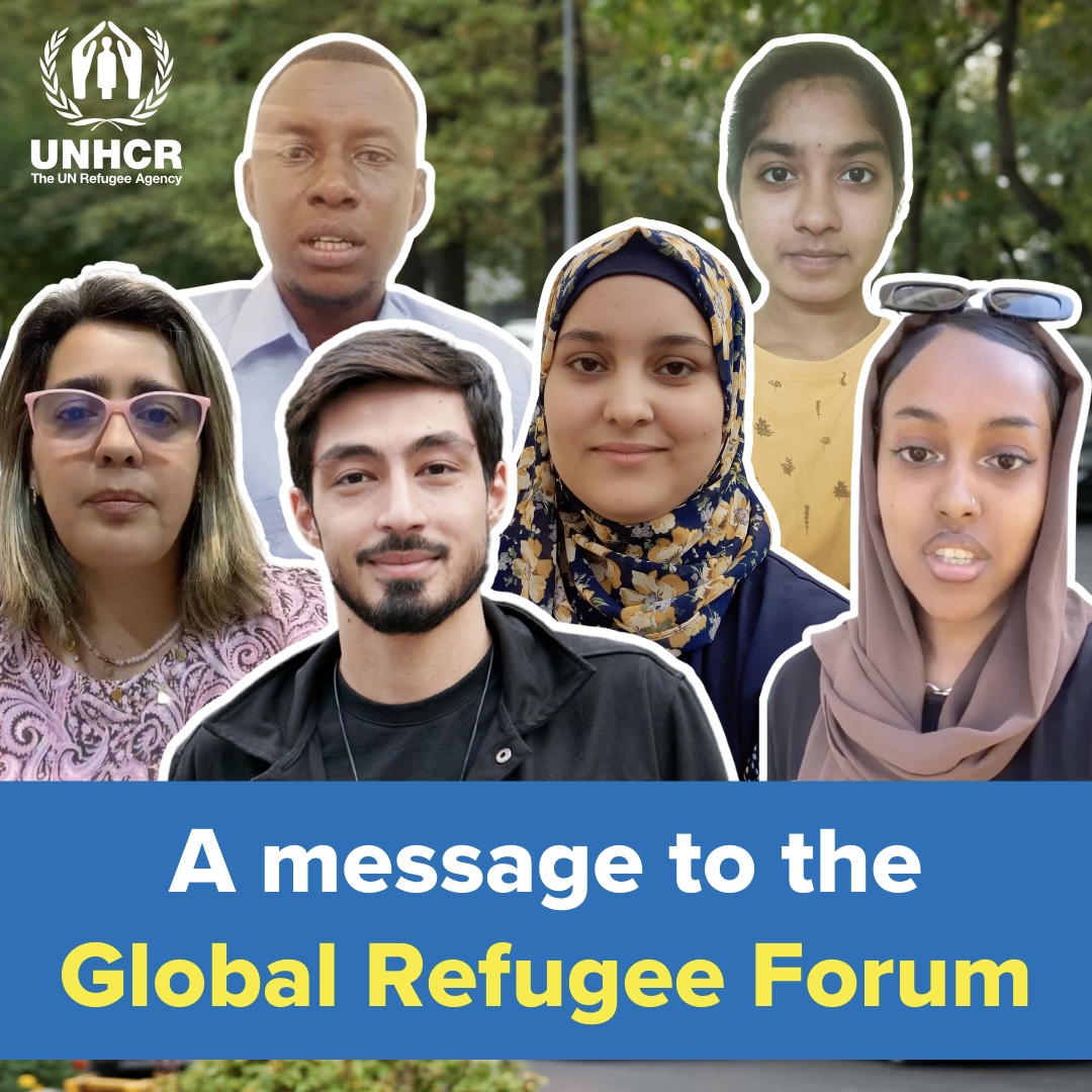 📢 Listen up! 📢 A message from refugees ahead of the Global #RefugeeForum.