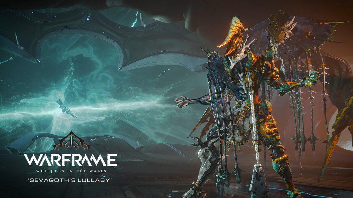 Gather 'round, Tenno, for a seafaring tune to celebrate the impending release of Sevagoth Glaukus! "Sevagoth's Lullaby" will play when you control his Shadow with Sevagoth Glaukus equipped. This new look launches with #WhispersintheWalls tomorrow!