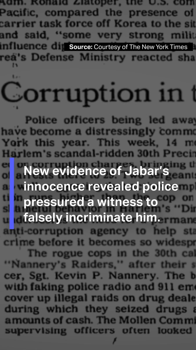 At a Manhattan courthouse in November, Jabar Walker was finally exonerated after serving two decades in prison for a double homicide he didn't commit. If not for his persistence and the efforts of lawyers, he would have served his term until 2046.