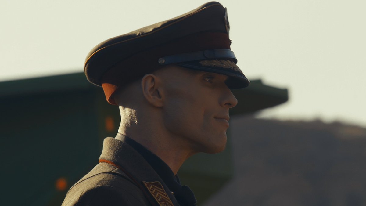 The rebels can’t hide forever. Ed Skrein is Admiral Noble in REBEL MOON - PART ONE: A CHILD OF FIRE.
