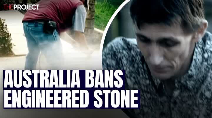 Australia has made a world-first decision to ban engineered stone after almost a decade of pleading from campaigners calling for action. Former stonemason Kyle Goodwin was first diagnosed with silicosis in 2018, and tells us how he feels about the decision.