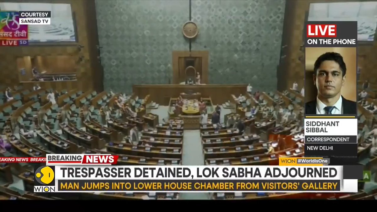 #BREAKING | Major security breach inside Indian Parliament as unindentified persons enter the lower house and hurl tear gas canisters Sidhant Sibal joins Hem Saroya with the latest #ParliamentAttack READ MORE: