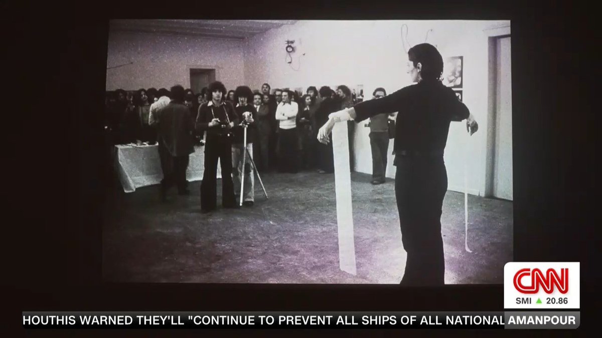 One of Marina Abramović’s best known works is Rhythm 0, where she placed 72 objects – including a gun, a rose & a scalpel – on a table, and permitted the audience to manipulate her and use the objects without consequence, for six hours. “There was so much violence,” she tells me.