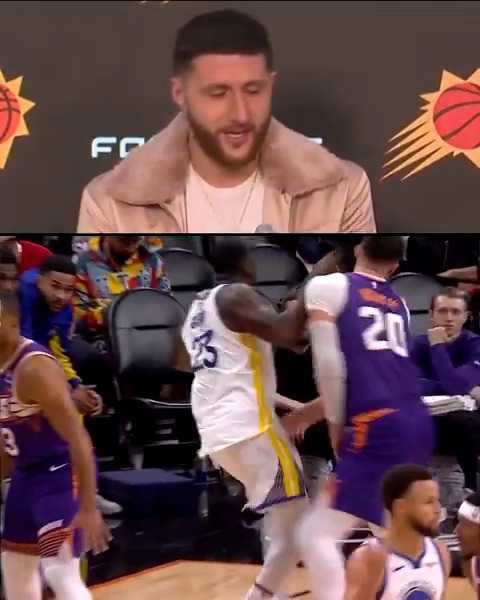 Nurkic: "Whatโs going on with him, I donโt know. Personally, I feel like that brother needs help. Iโm glad he didnโt try to choke me." Draymond: "I don't think I'm an accurate enough puncher to do a full 360 and connect with someone."