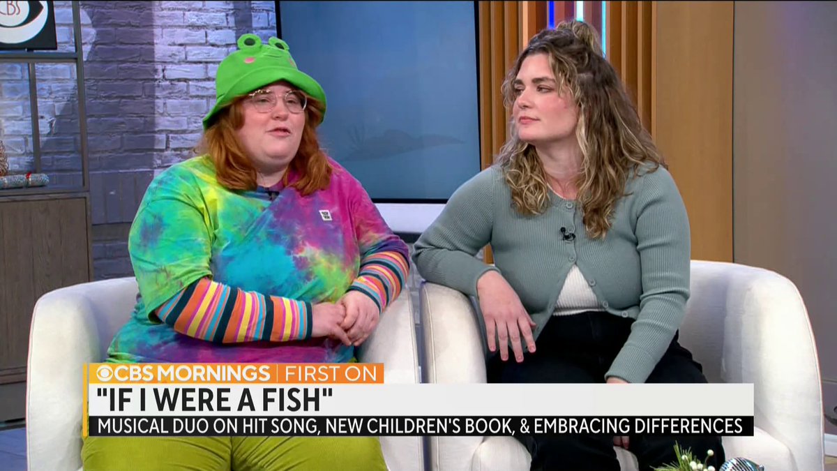 Singer-songwriters Corook and Olivia Barton say they wrote their viral song, “If I Were a Fish,” in just 10 minutes — and it invited an “incredible community of weirdos” to cheer each other on. They tell CBS Mornings about turning the song’s message into a children’s book.