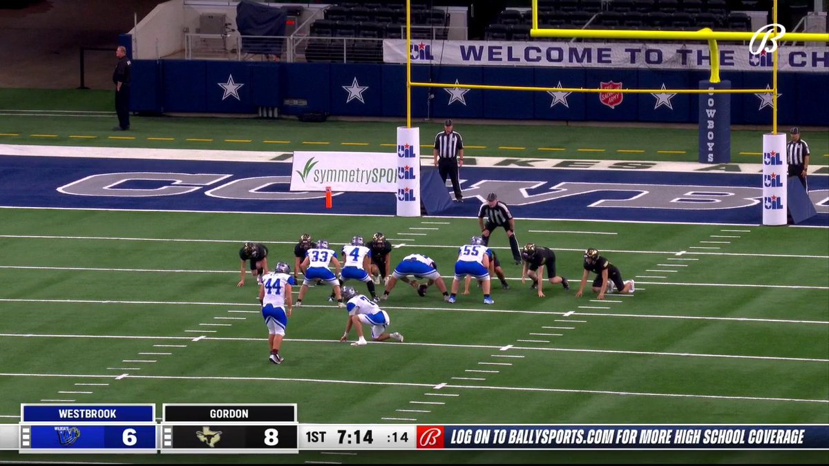 BUST OUT THE KICKING STRAP!!! A staple of Six-Man Football Jack in the Box | #UILState | Bally Sports is now FanDuel Sports Network | Texas UIL
