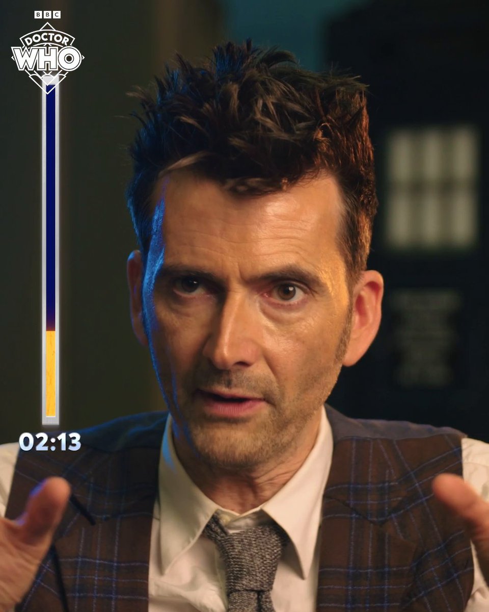 Can you sum up the 3 specials in 3 minutes? Piece of cake (or crumble) for David Tennant! 🔷 #DoctorWho: The 60th Anniversary Specials are streaming now on BBC iPlayer in the UK and Disney+ in the rest of the world.