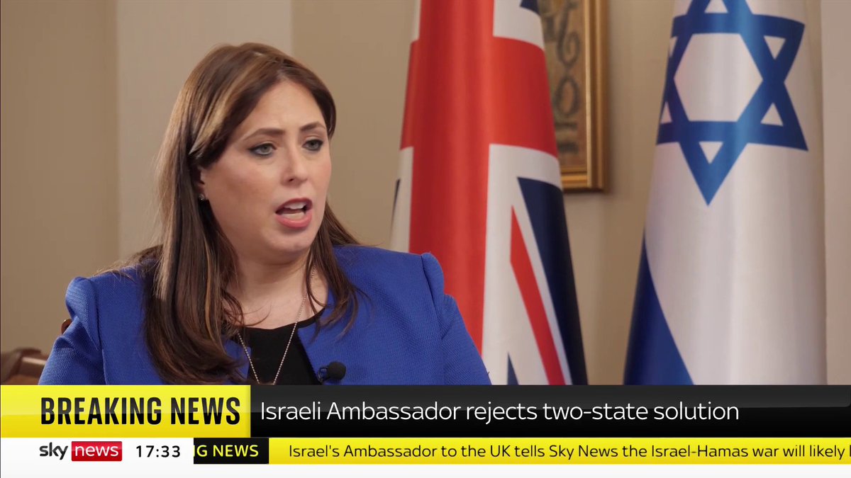"Do you accept that you are losing international support by the day, not for what you're trying to do, but the way you're doing it?" Mark Austin Tzipi Hotovely is asked about President Biden's description of Israel's 'indiscriminate bombing' of Gaza. 🔗