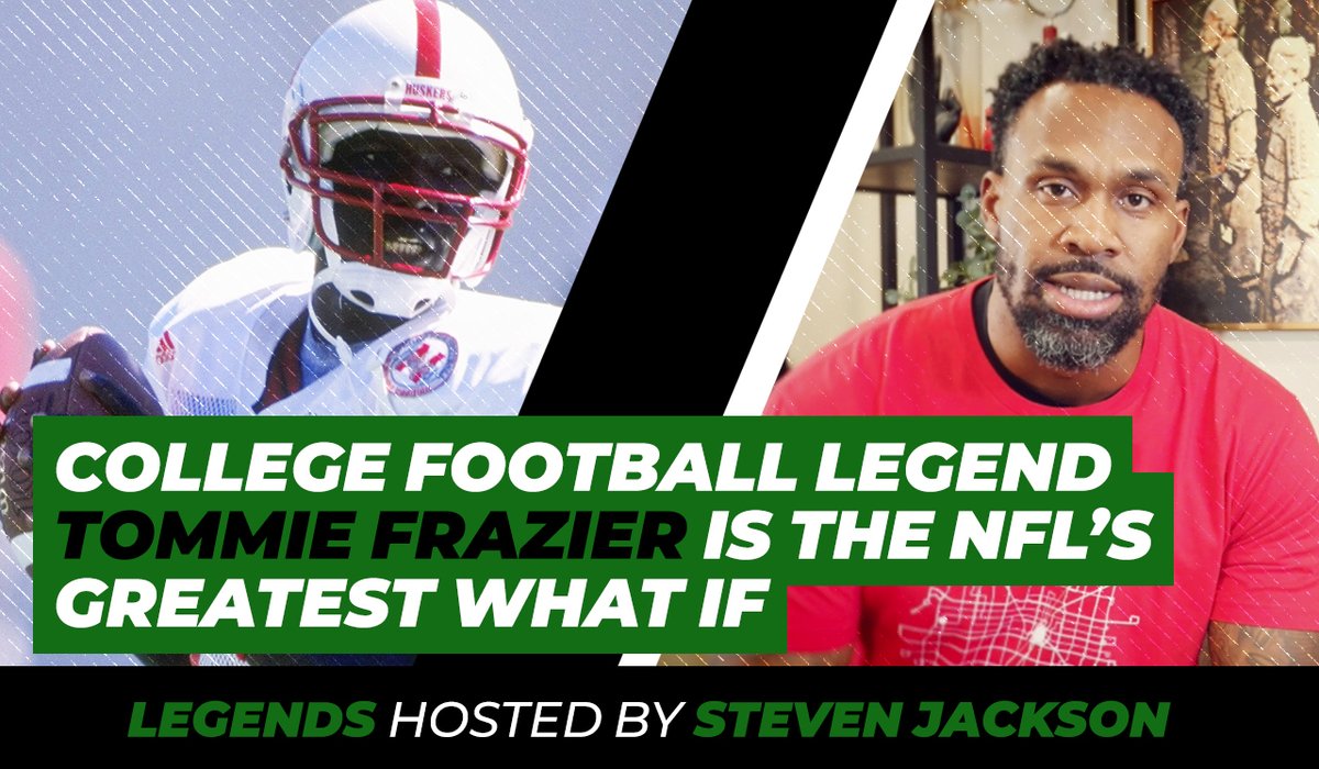 Three and a half seasons and 40 episodes of Legends, and I’ve never highlighted a player who never made it to the #NFL Until now. This player is that special. His name is Tommie Frazier and, for four years with Nebraska Football, he captivated the nation with a breathtaking ability to make the big play from the quarterback position. A life threatening blood clot issue in his legs cut Tommie’s football career short before he ever could step foot on a NFL gridiron. But if you watched Tommie Frazier & Co, you know he is a Legend who could’ve changed the game at the highest level if given the chance. And if you didn’t get to see him play, I got you with this week’s episode.