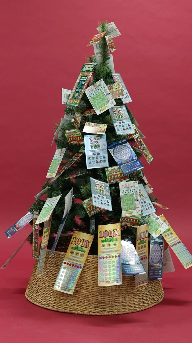 🎄 GIVEAWAY 🎄 Santa is giving away a Scratchers® bundle. Reply with how many Scratchers are on the tree for a chance to win!