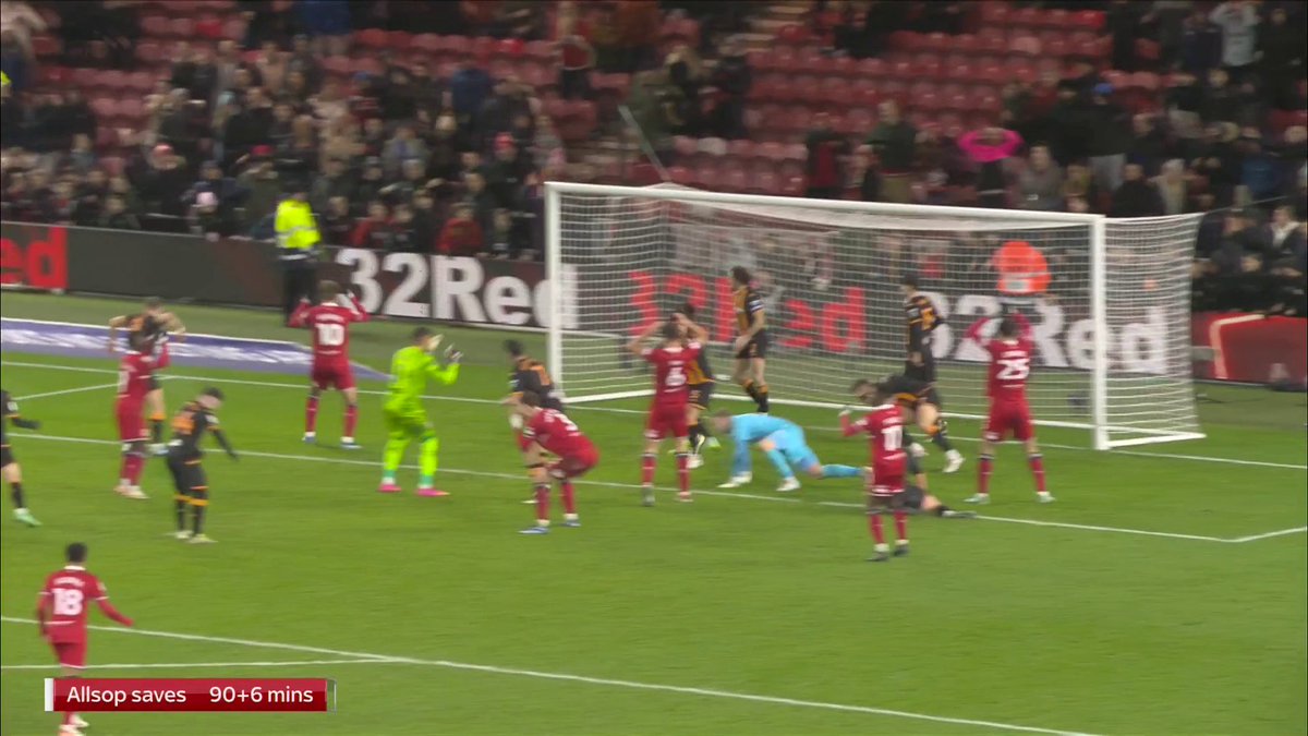 That 96th minute triple save from Ryan Allsop 🤯🧤