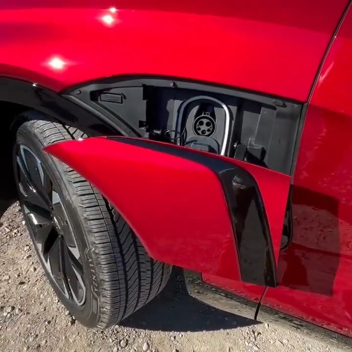 The new Chevy Blazer EV RS has the largest charge port door I’ve ever seen. Like why does it need to be this big? lol