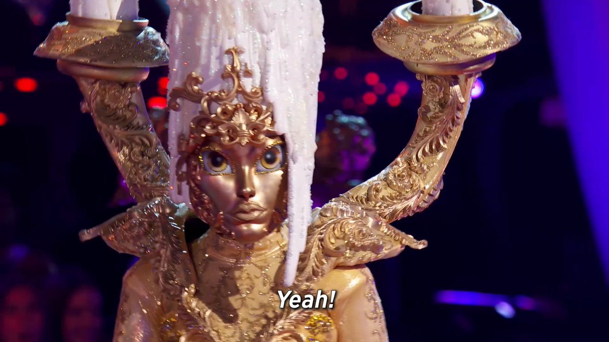 #CandelabraMask just lit a FIRE in me with that performance! 🔥 #TheMaskedSinger