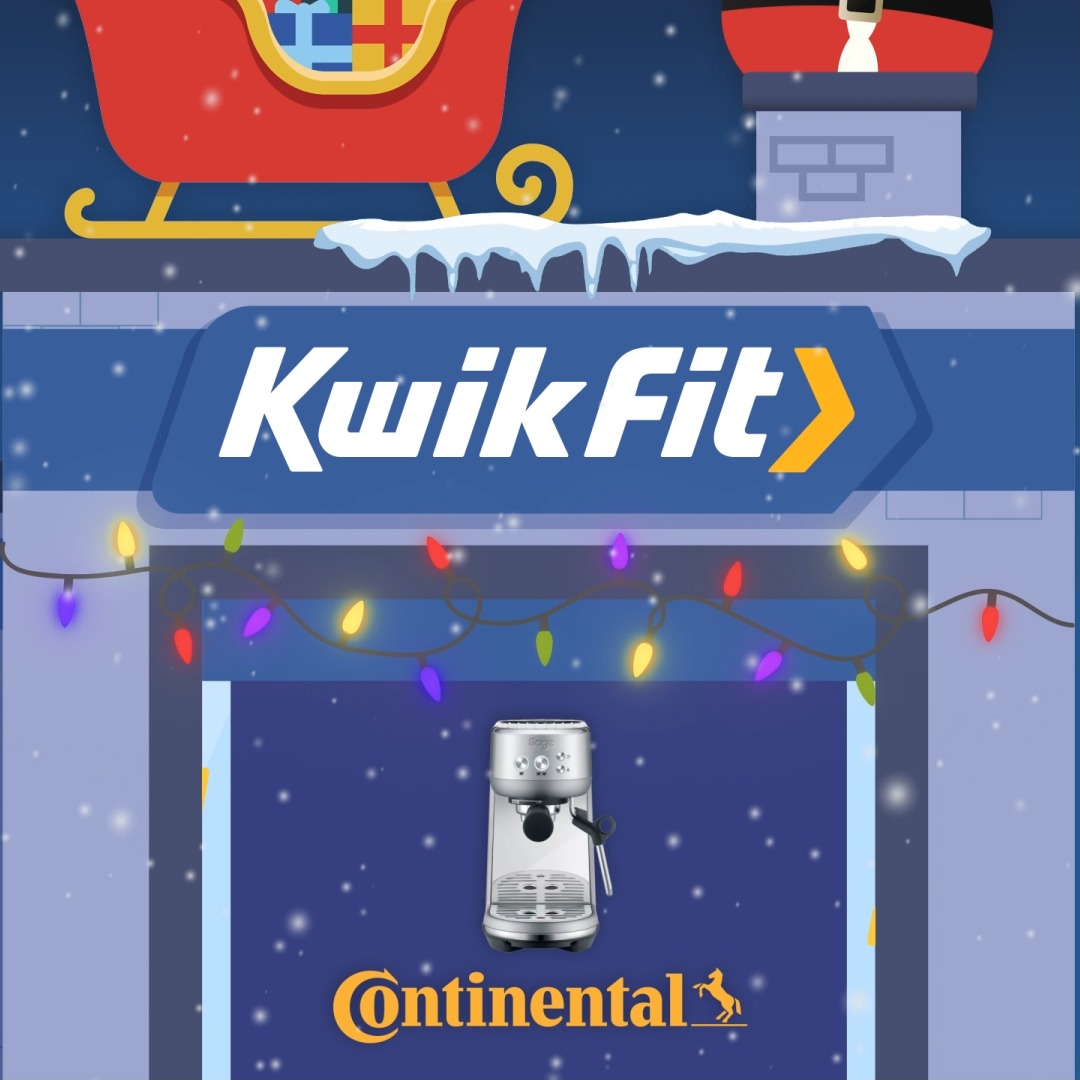 ☃️WIN a Sage Espresso Coffee Machine on our 14th day of #Kwikmas thanks to our friends over at Continental Tyres ☃️ Simply like this post and comment your favourite coffee below☕ My favourite is a gingerbread cappuccino🤩 Full T&amp;C's